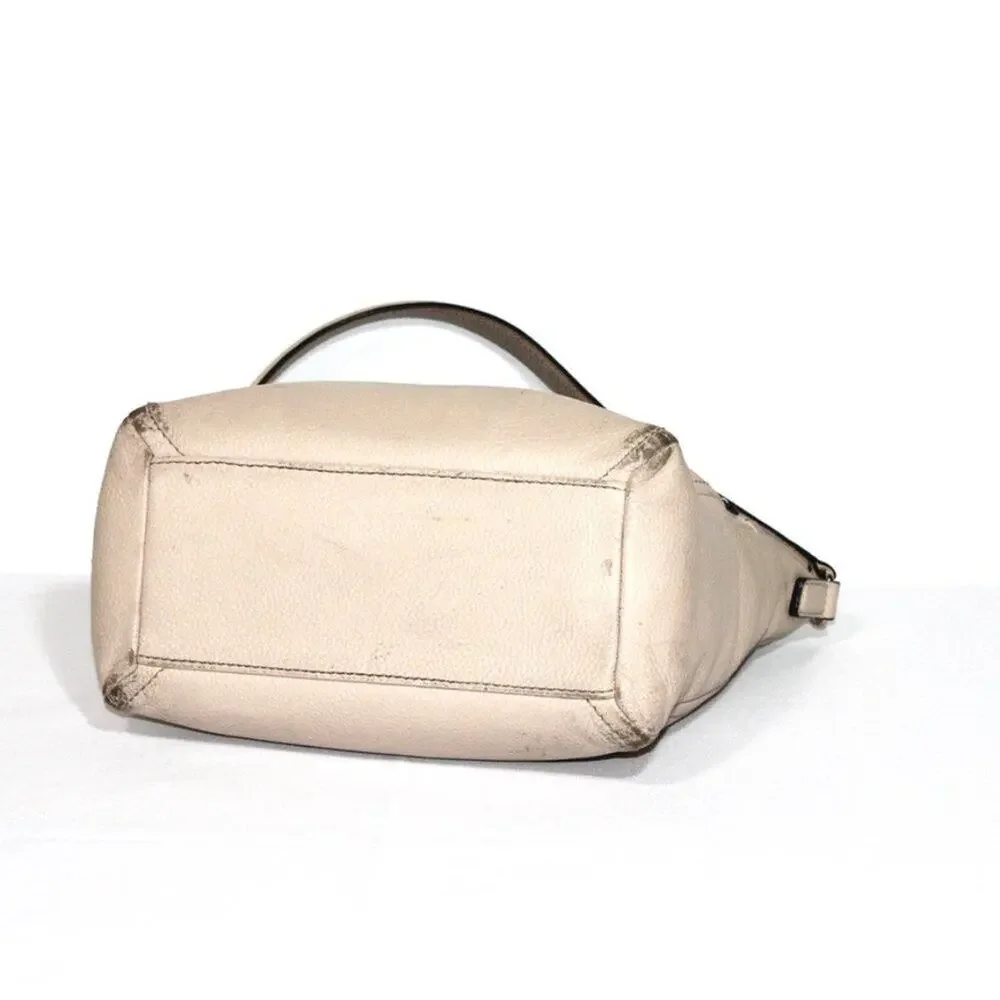 Kate Spade New York Beige Leather Shoulder Bag